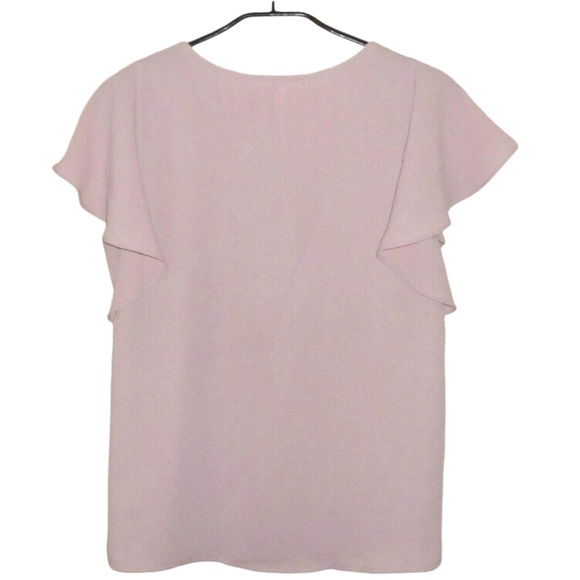 S Women's MAURICES Lace Up Inspired Blouse Top - Picture 5 of 9